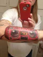 Danny Barnes doesn't just wear his love of cassettes on his sleeve.